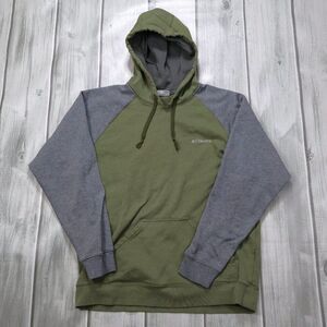 Columbia Hart Mountain Heather Grey/Olive Hoodie M